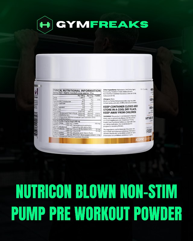 Nutricon Blown – Non-Stim Pump Pre-Workout Power image 2