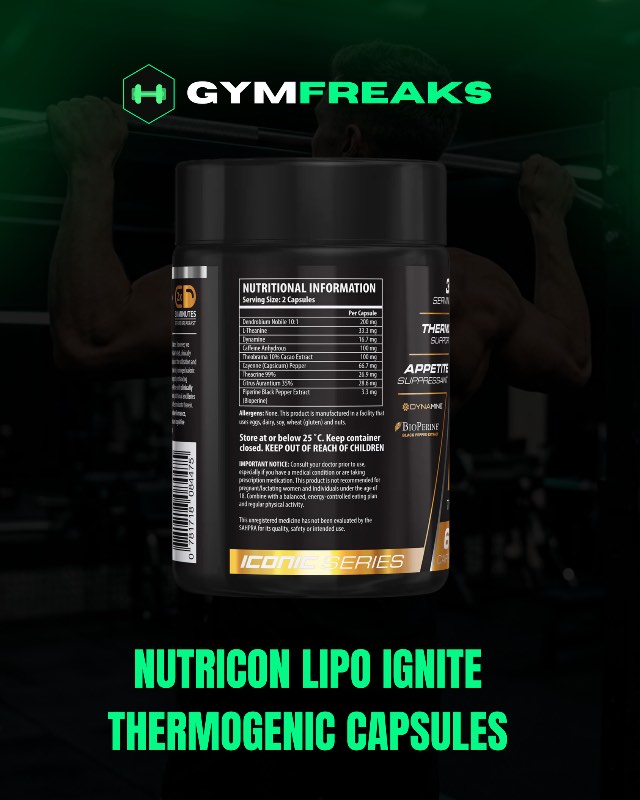 Nutricon Lipo Ignite – Thermogenic Fat-Burning Support image 2