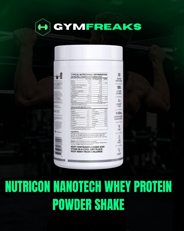 Nutricon Nanotech Whey Protein Powder – Chocolate Brownie (825g) image 2