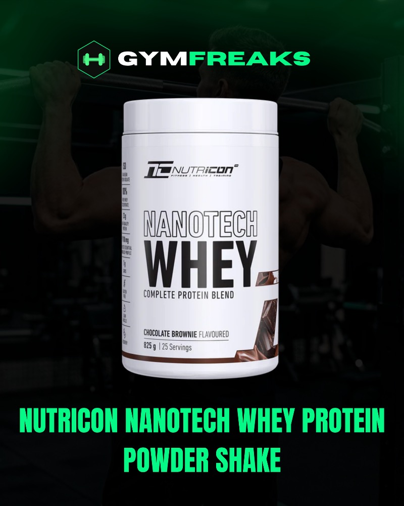 Nutricon Nanotech Whey Protein Powder – Chocolate Brownie (825g)