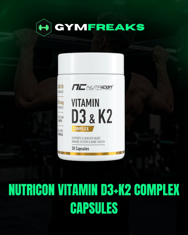 Nutricon Vitamin D3 + K2 Complex Capsules (30 Capsules)