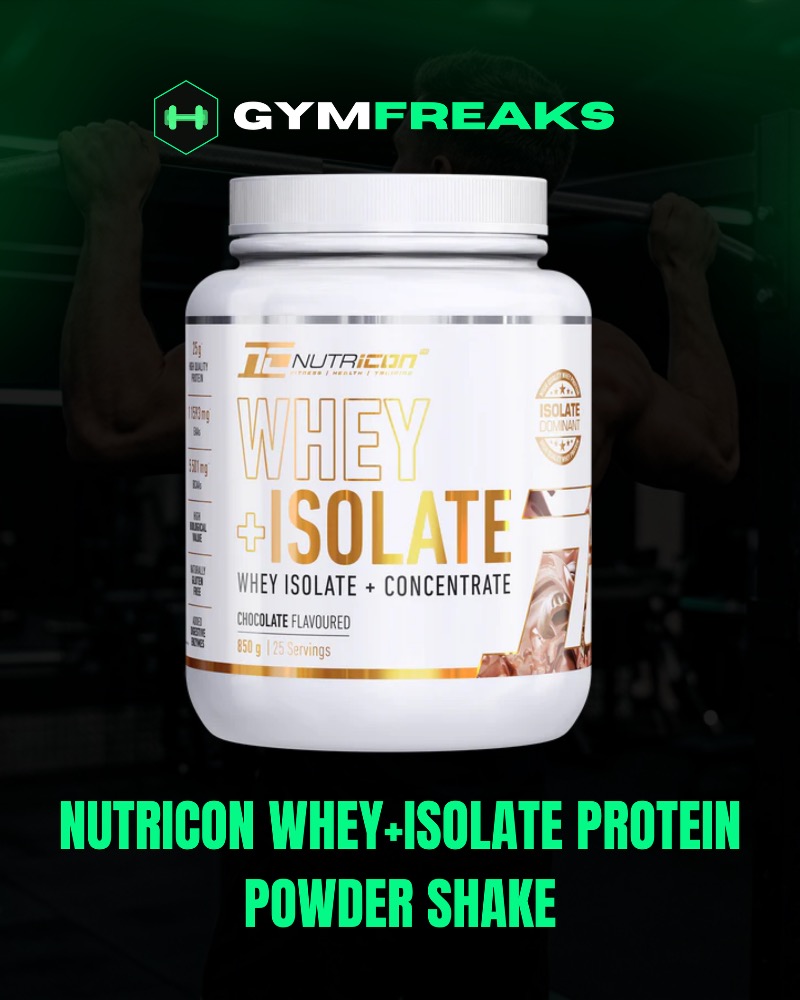 Nutricon Whey + Isolate Protein Powder – Chocolate (850g)