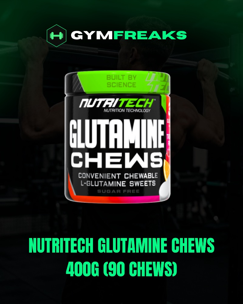 Nutritech Glutamine Chews – 400g (90 Chews)