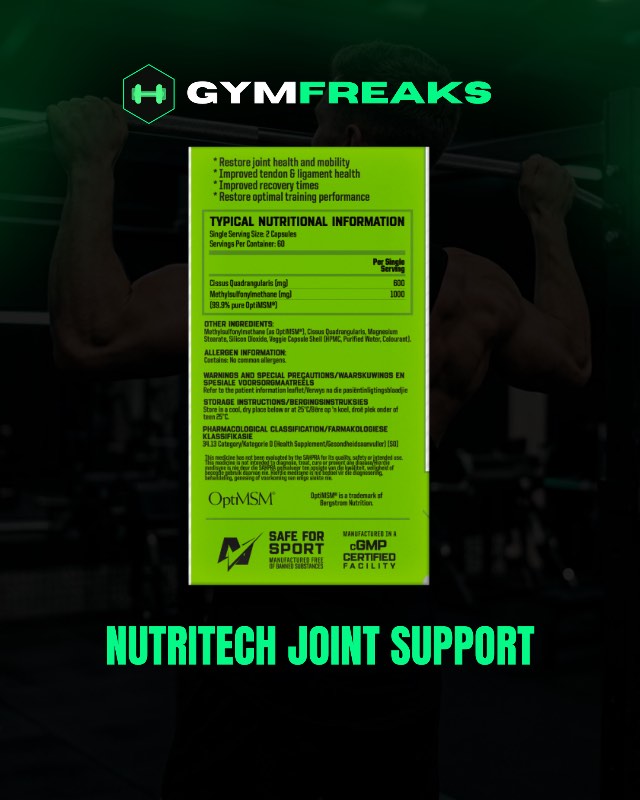 Nutritech Joint Support – Repair, Protect & Perform image 2