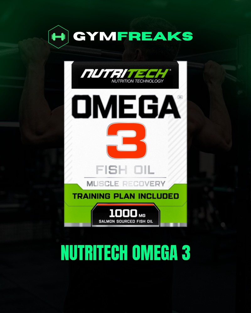 Nutritech Omega 3 – Essential Fish Oil for Total Health & Recovery